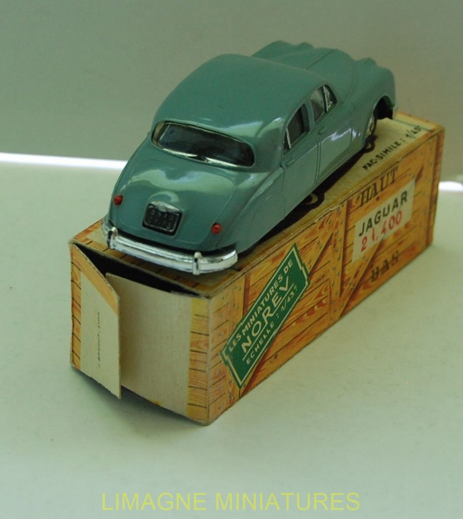 NOREV – 17 – Jaguar 2.4L Mark I – 2L 400 – Gris Clair – Miniature Collection – Occasion