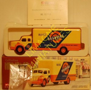 BERLIET GLR8 ORANGINA de CORGI HERITAGE au 1/50 ème